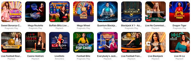 HitnSpin Casino Live Games