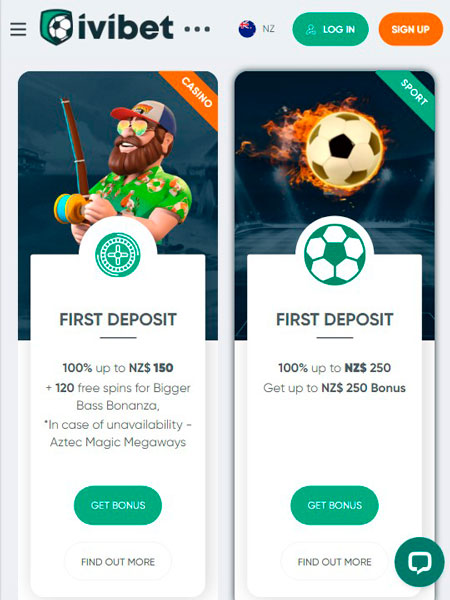 IviBet Casino Mobile Bonuses