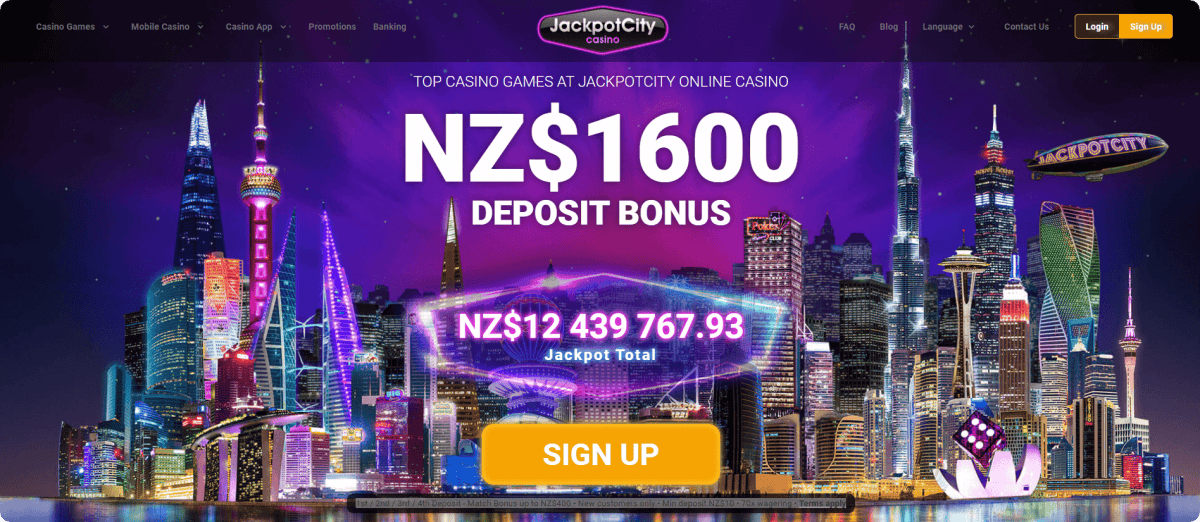 Jackpotcity casino general welcome