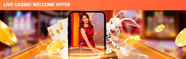 Leo Vegas Live Casino Welcome Offer