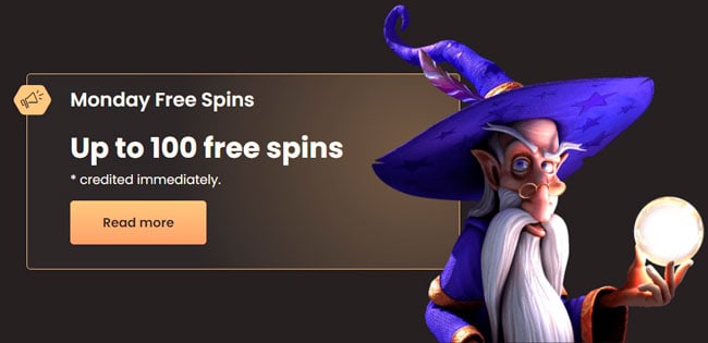 Monday free spins National Casino