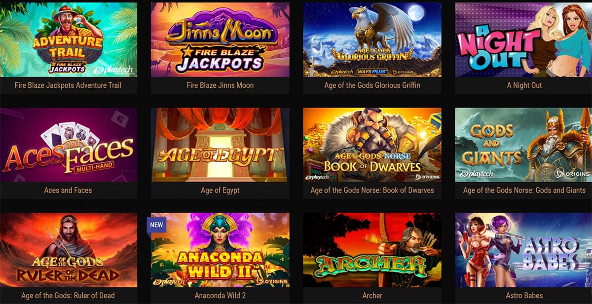 Playtech games KingBilly casino