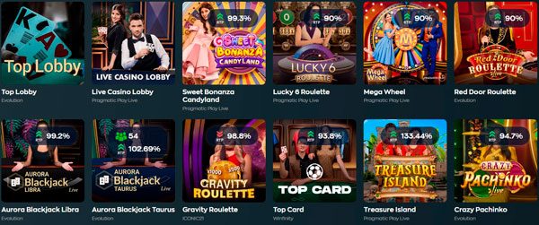 Vave Casino Live Games