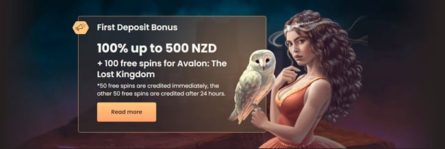 Welcome bonus National Casino